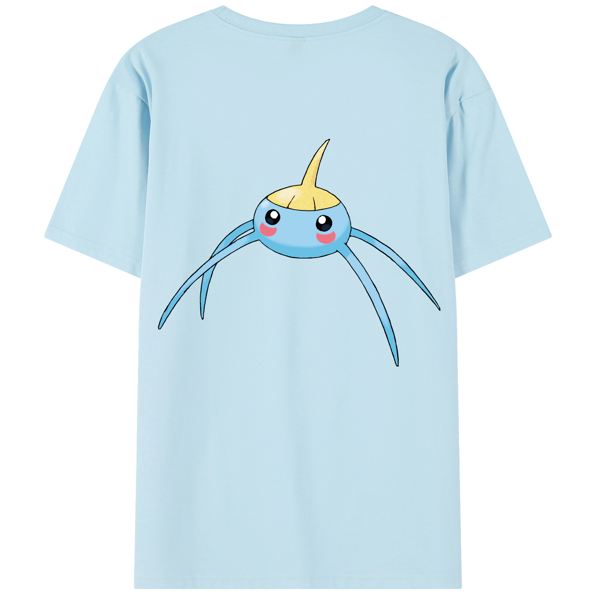 （画像用） ポケットモンスター Pokémon 綿100％半袖Tシャツ（背面プリント）